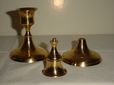 Vintage Brass Candle Holders (Pair) View 14
