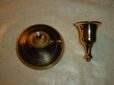 Vintage Brass Candle Holders (Pair) View 2