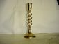 Vintage Brass Spiral Candle Holder