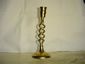 Vintage Brass Spiral Candle Holder