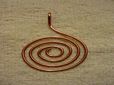 Hand Made Celtic Spiral Design Round Copper Pendant 3