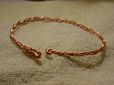 Hand Made Copper Braided Bangle Bracelet4