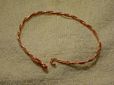 Hand Made Copper Braided Bangle Bracelet5