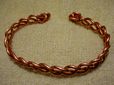 Copper Braided Cuff Bracelet1