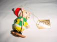 Vintage Holiday Hams Wooden Ornament-3